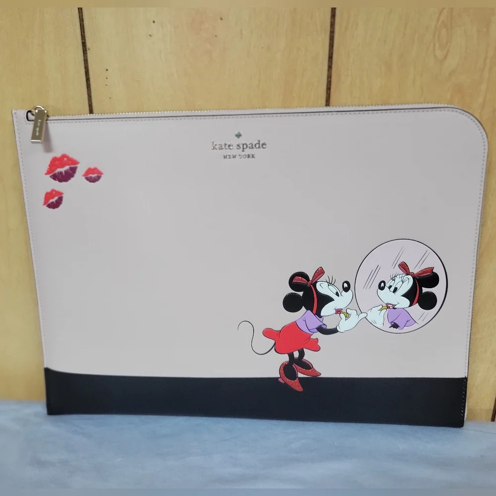 Disney X Kate Spade Minnie Laptop Sleeve - Picture 1 of 8